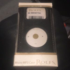 Brand New Rolfs Black Micro MP3 Case With Clip